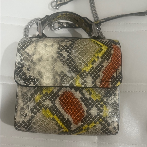 Zara Snake Print Crossbody Bag - Picture 10 of 13